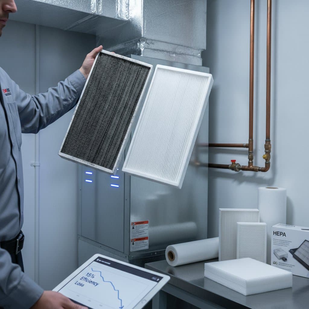 Featured image for Dirty HVAC Filters Cut Cooling Efficiency 15 Percent