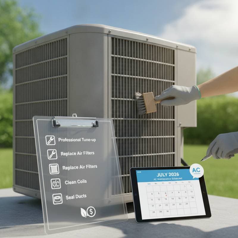 Featured image for Prevent AC Breakdowns: 2026 Summer Maintenance Checklist