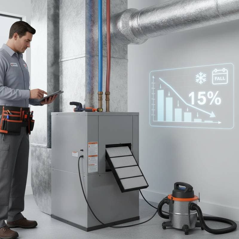 Image for Fall HVAC Tune-Ups Cut Winter Heating Costs 15%