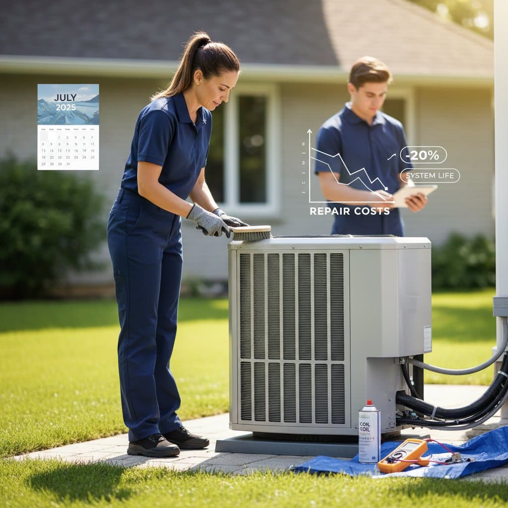 Featured image for Summer AC Tune-Ups Cut Repair Costs by 20 Percent