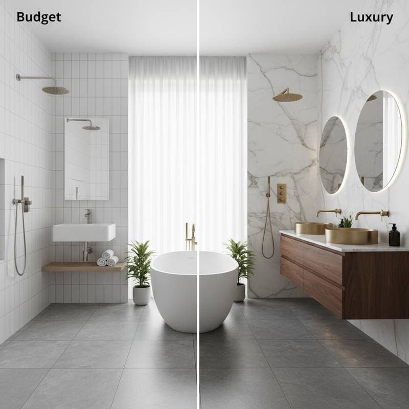 Image for Budget vs Luxury: Where to Spend on Your Bathroom