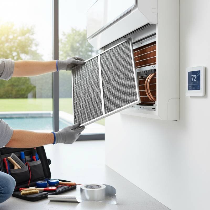 Image for Essential AC Filter Care Prevents Summer Breakdowns