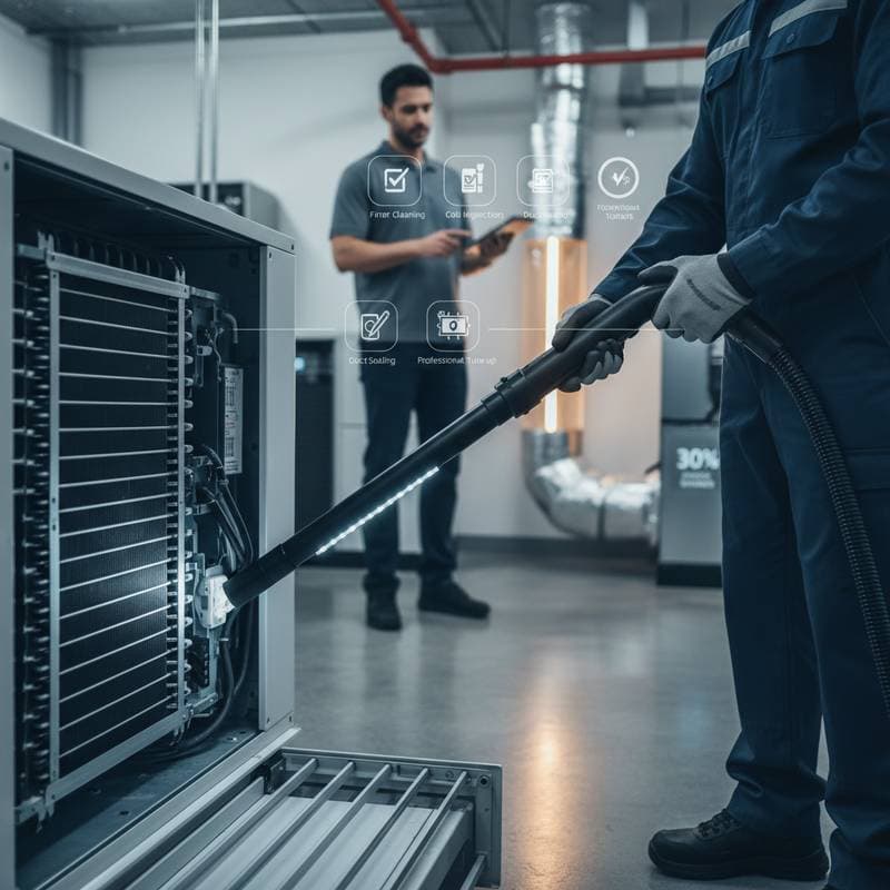 Featured image for Early AC Prep Cuts Summer Cooling Costs 30%