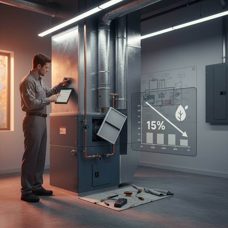 Image for Fall HVAC Maintenance Cuts Energy Bills 15 Percent