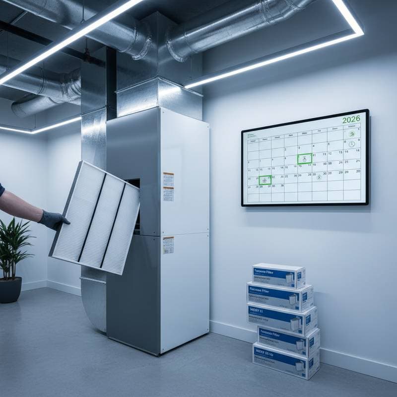 Image for HVAC Filter Calendar Prevents Hidden Repair Costs