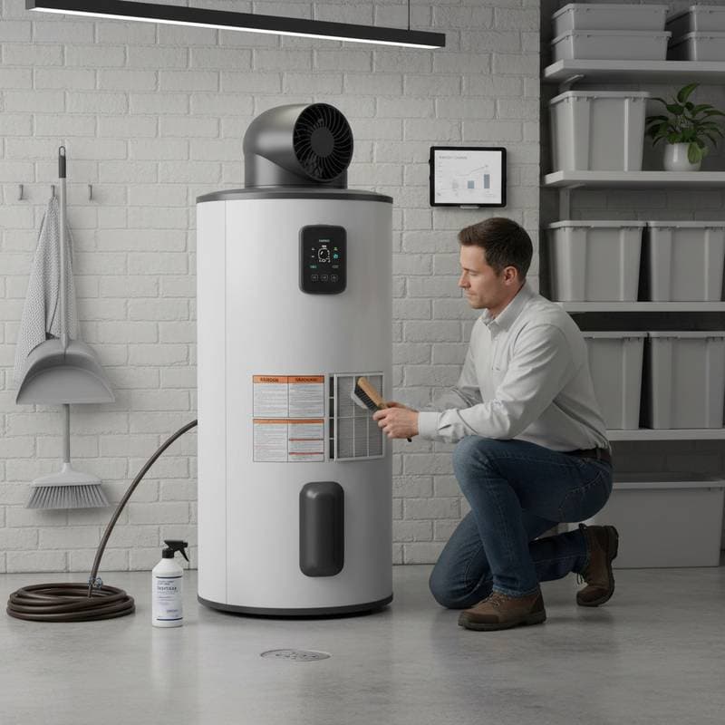 Featured image for Simple DIY Care Extends Heat Pump Water Heater Life