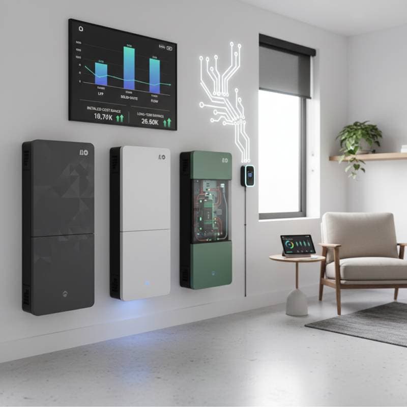 Featured image for Home Battery Costs Drop as Storage Goes Mainstream