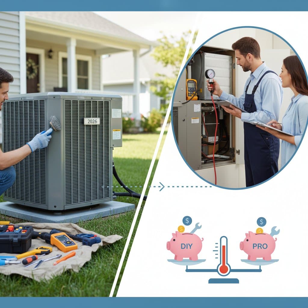 Image for AC Tune-Ups: DIY vs Professional Costs for 2026