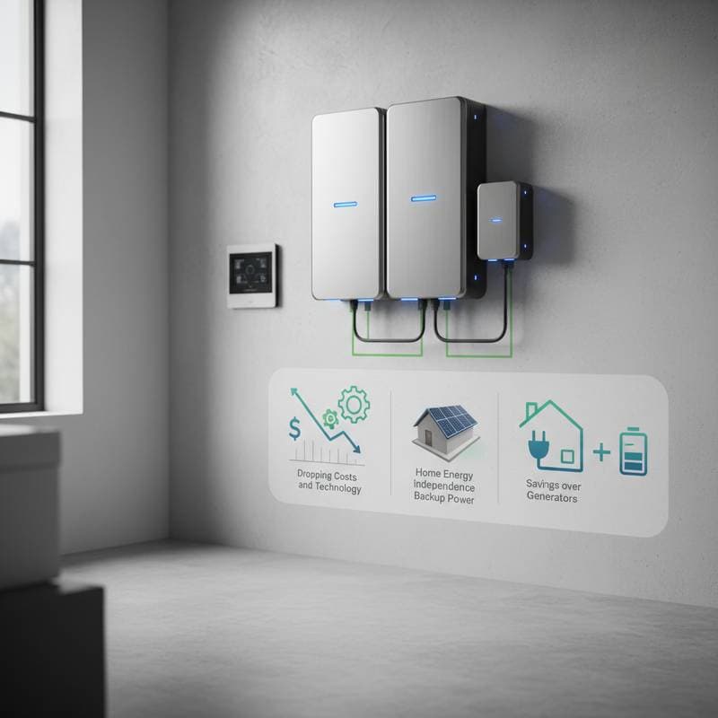 Image for What Actually Drives Solar Battery Costs in 2026