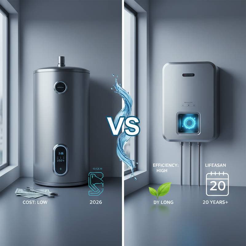 Image for Tank vs Tankless: Which Saves More by 2026?