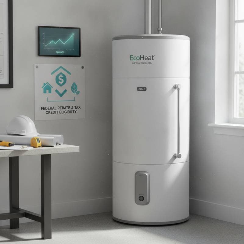 Image for Don't Miss 2026 Federal Rebates on Heat Pump Water Heaters
